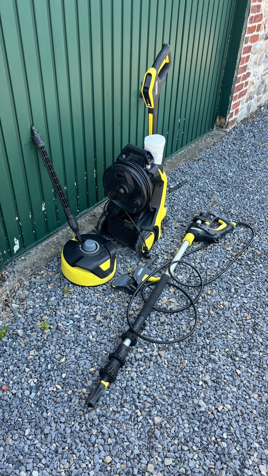 Karscher K5 et accessoires, Tuin en Terras, Hogedrukreinigers, Ophalen, Gebruikt, Elektrisch, Met regelbare waterdruk