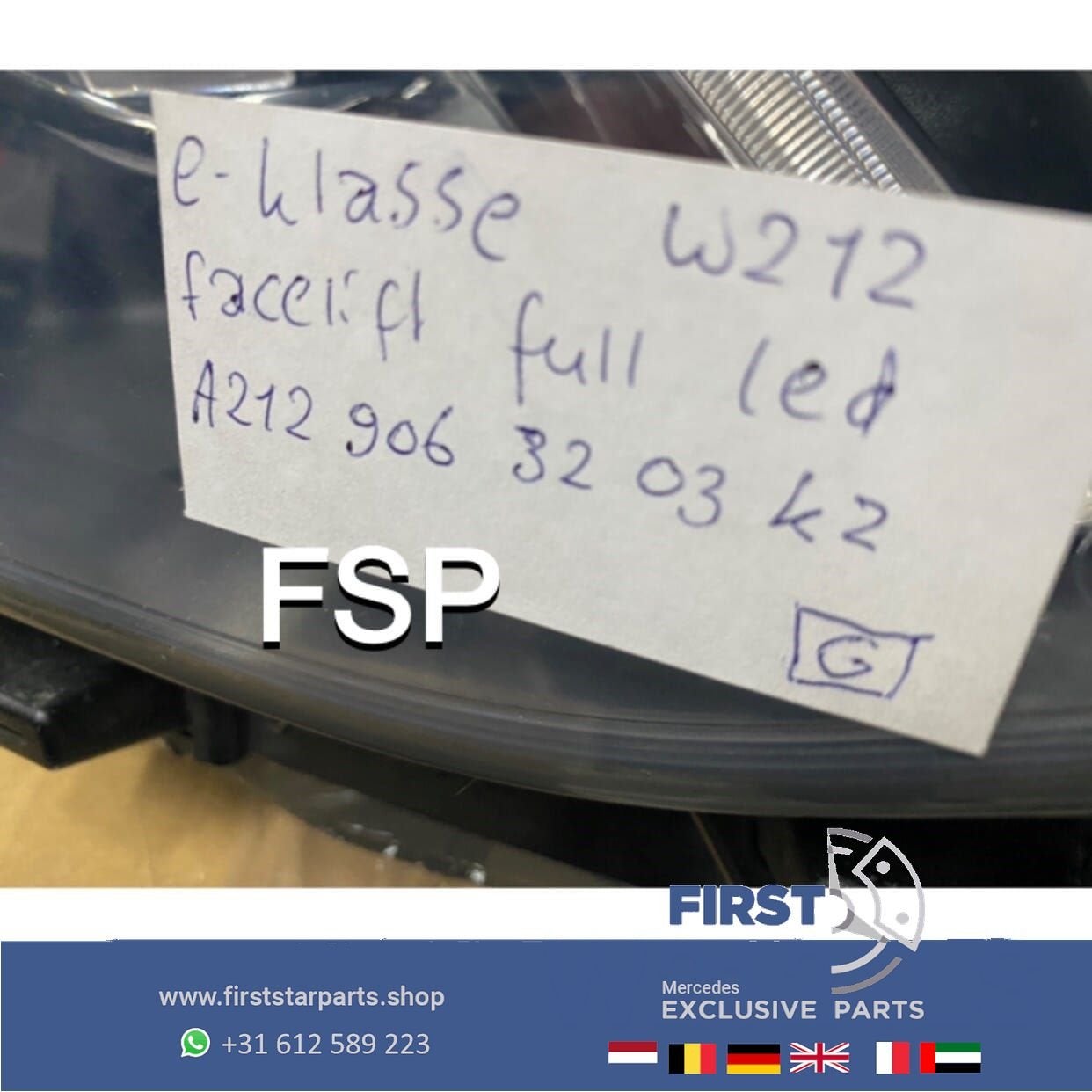 W212 W207 C207 S212 FULL LED ILS KOPLAMP RECHTS E KLASSE FAC, Auto-onderdelen, -, Ophalen of Verzenden, -, Gereviseerd