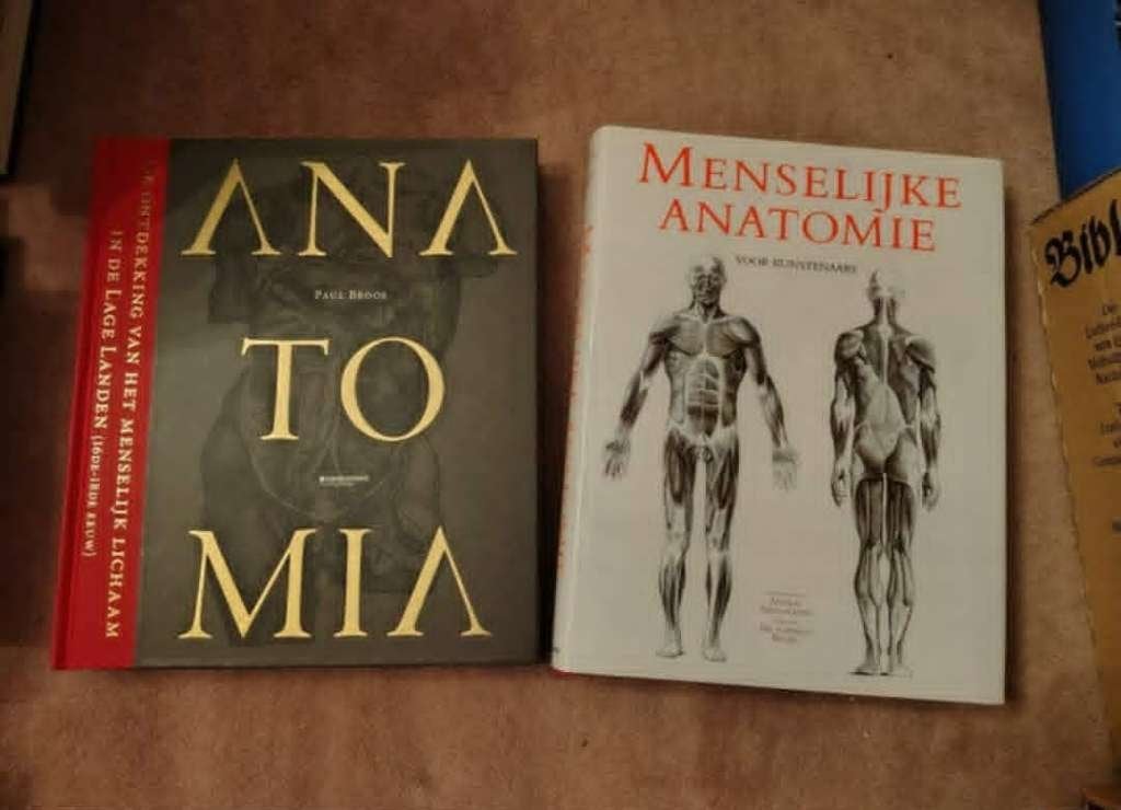 Anatomia, Paul Broos + Menselijke anatomie kunstenaars, Boeken, Ophalen of Verzenden