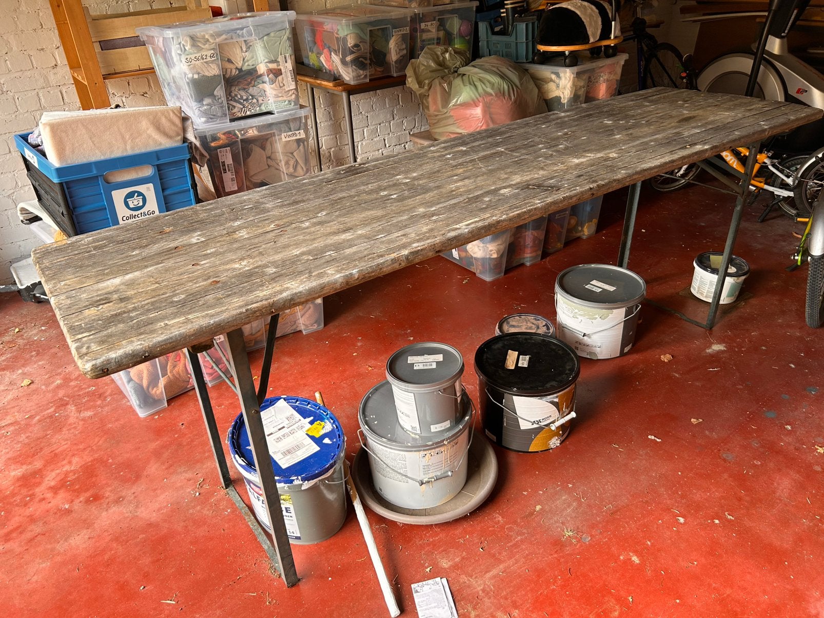 Biertafel / terrastafel / klaptafel, Tuin en Terras, Ophalen, Zo goed als nieuw