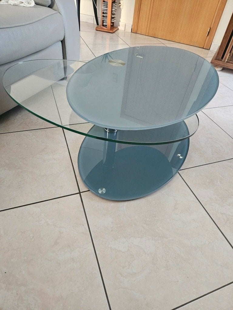 Table en verre, Maison & Meubles, Enlèvement, Verre