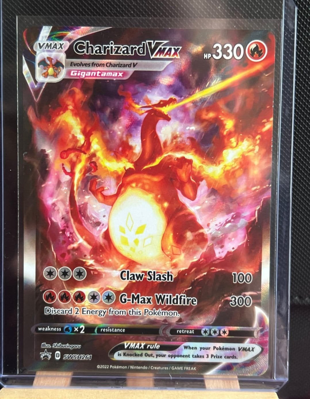 Charizard Vmax, Ophalen of Verzenden, Zo goed als nieuw, Meerdere kaarten
