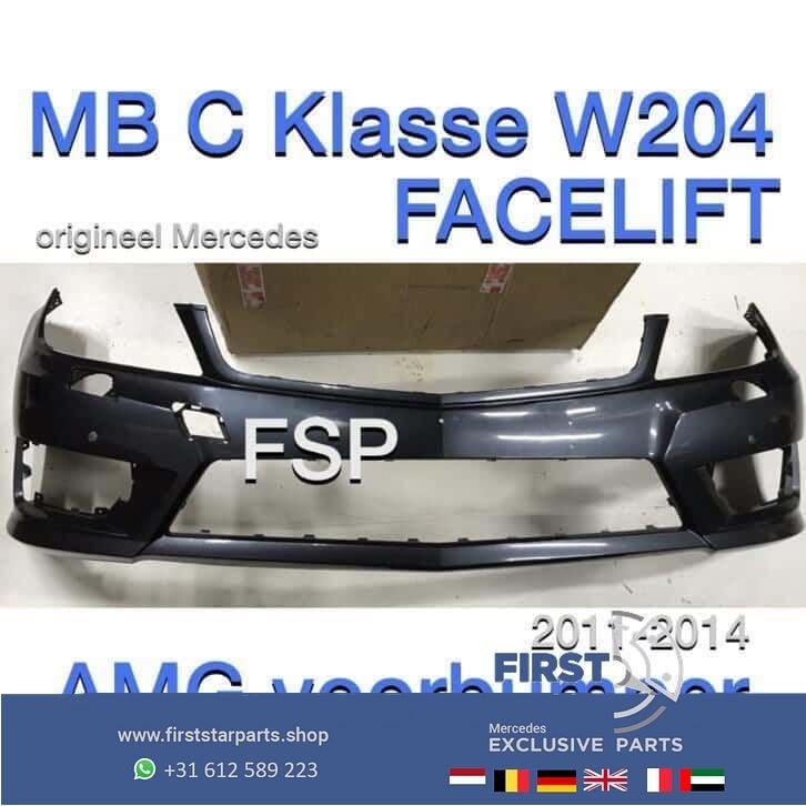 W204 Facelift AMG 2011-2014 donker grijs Mercedes C Klasse, Gebruikt, -, Voor, Ophalen of Verzenden