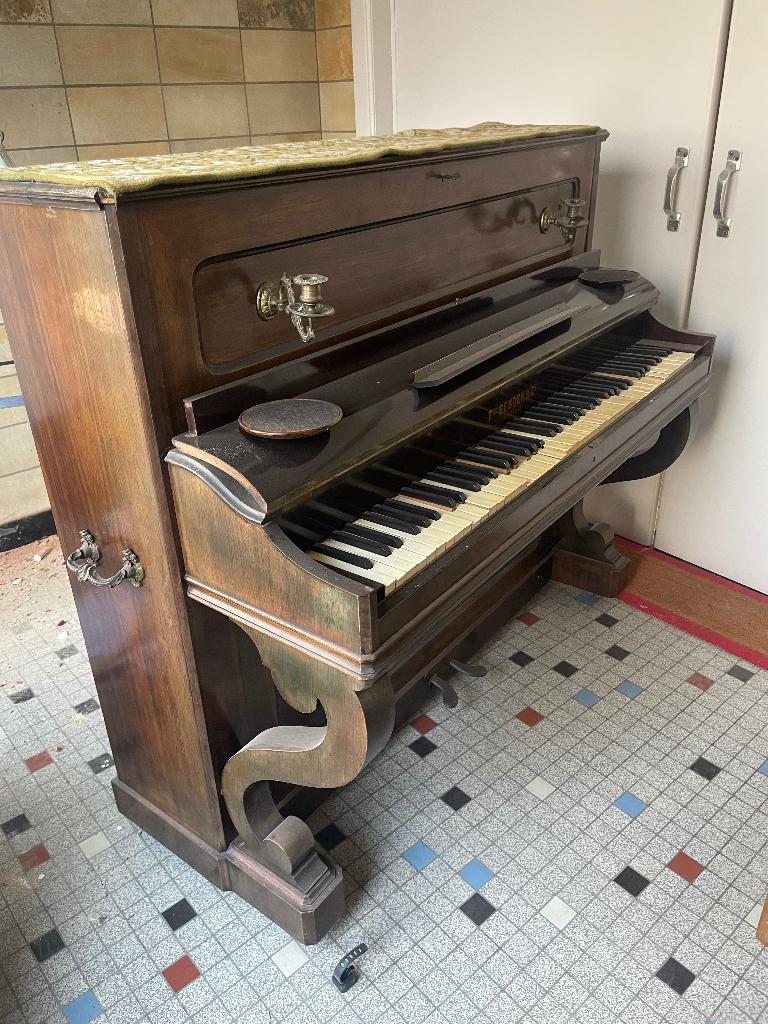 Piano Francois Berden & Cie, Enlèvement, Utilisé, Brun, Piano
