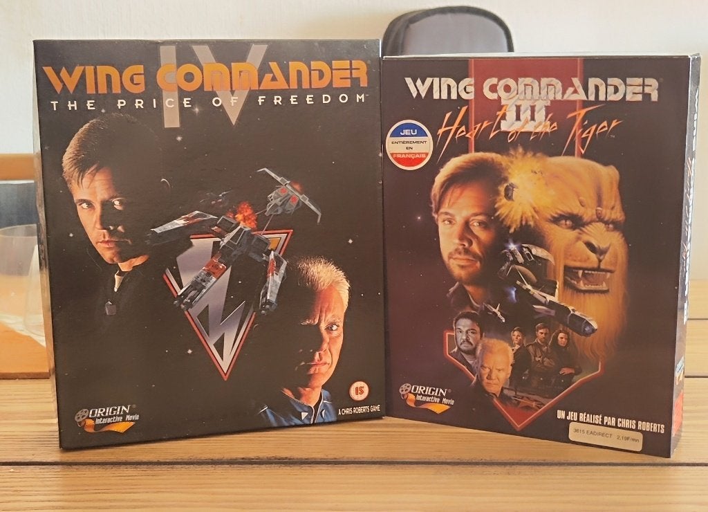 retro gaming - Wing Commander III et IV, Consoles de jeu & Jeux vidéo, Jeux | PC, Comme neuf, Enlèvement