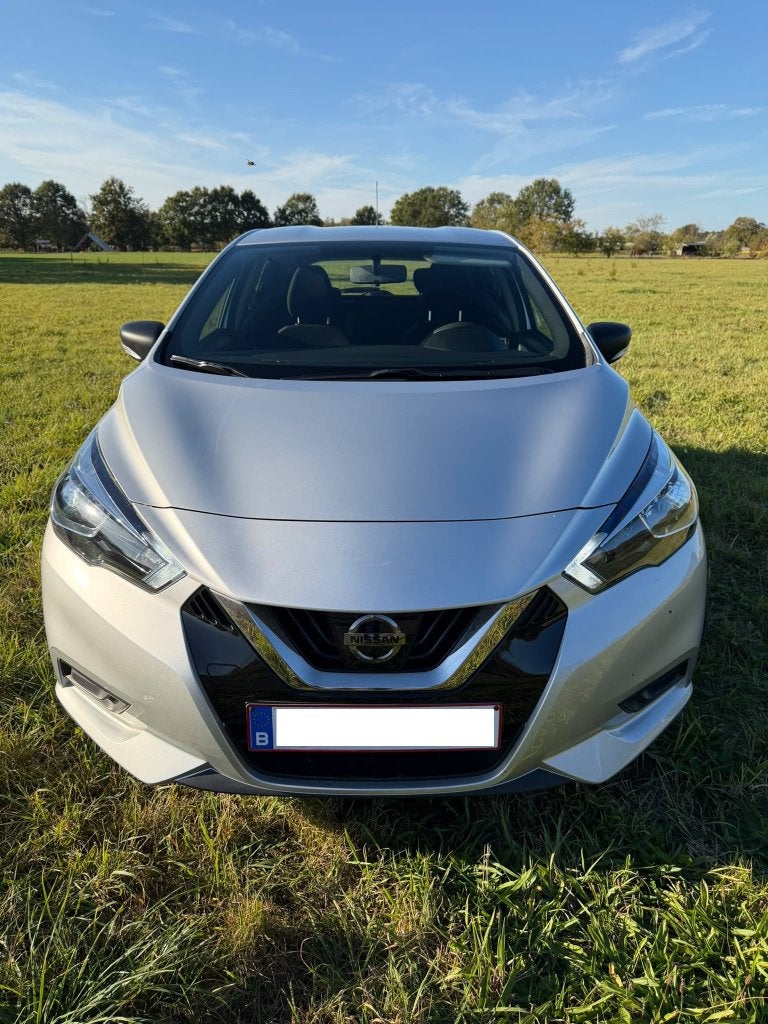 Nissan Micra 2018 | slechts 27.300 km | Eerste eigenaar, Autos, Argent ou Gris, Achat, 998 cm³, Euro 6
