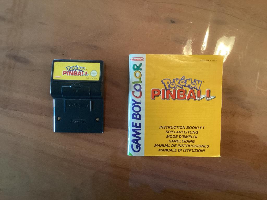 Pokemon pinball gameboy color met boekje, Games en Spelcomputers, Games | Nintendo Game Boy, Ophalen of Verzenden, Gebruikt