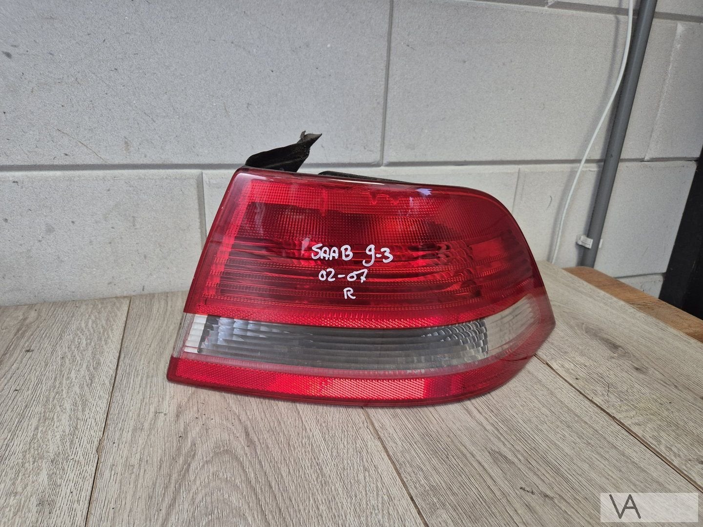 Saab 9-3 achterlicht rechts 2002 - 2006 gelijmd glaasje €75, Gebruikt, -, -, Ophalen of Verzenden