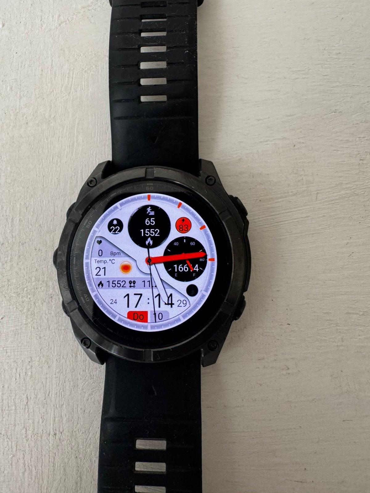 Garmin fenix 8 sapphire titanium 51 mm, Handtassen en Accessoires, Ophalen, Zo goed als nieuw