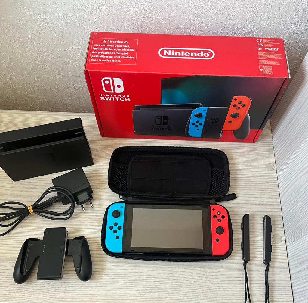 Nintendo Switch V2 - Complete Set - Zeer Goede Staat, Consoles de jeu & Jeux vidéo, Enlèvement, Comme neuf