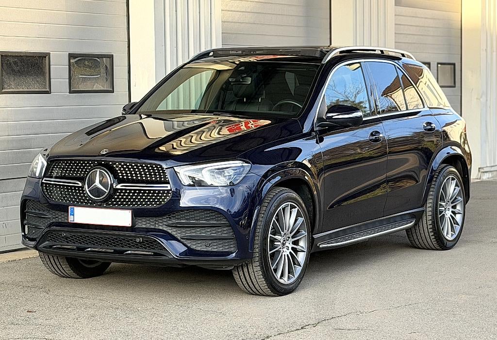 Mercedes-Benz GLE 300 d/4-Matic/Amg/Pano/Led, Auto's, Mercedes-Benz, 4 deurs, Euro 6, 4 cilinders, Blauw