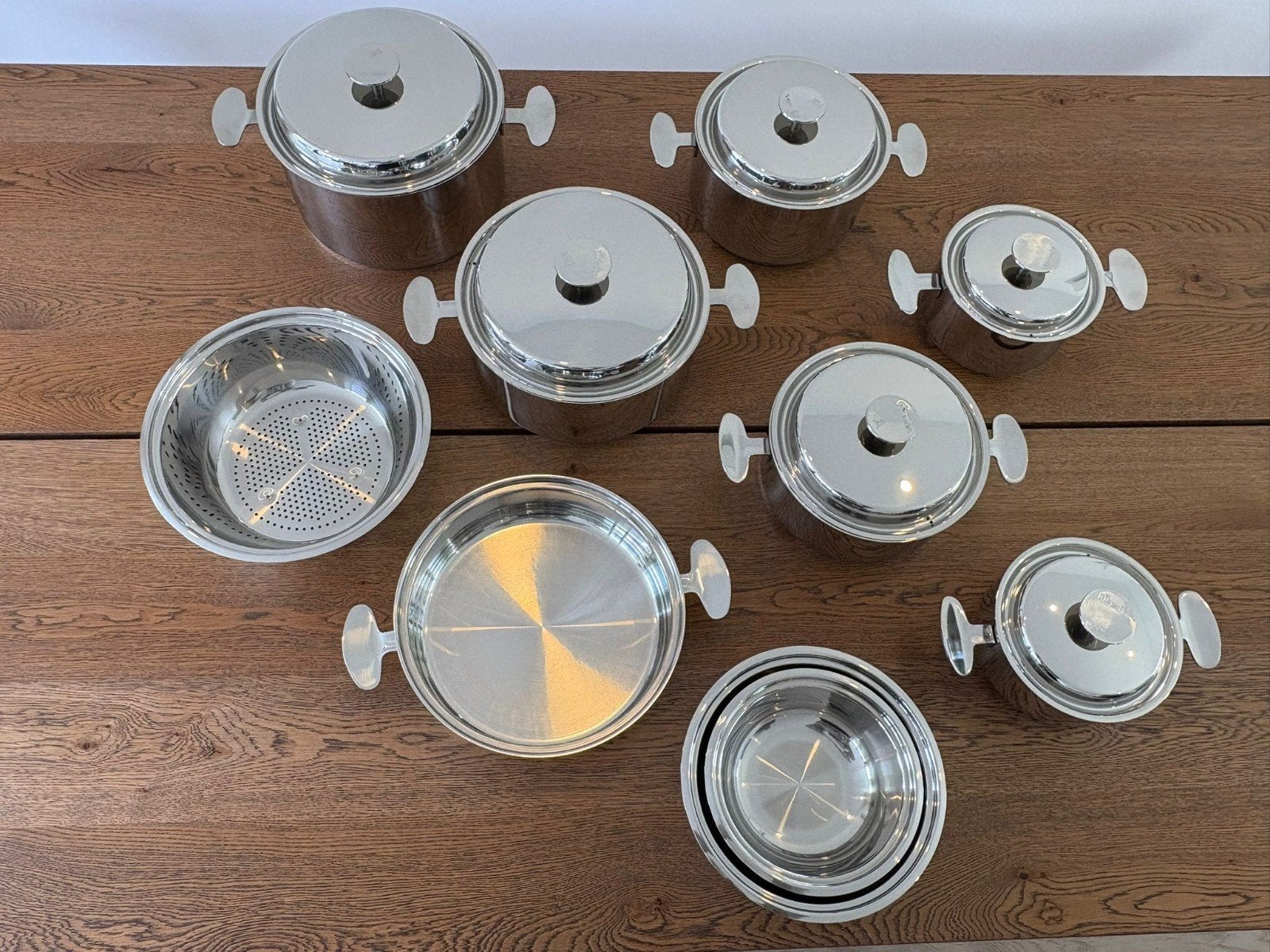 Lot casseroles Vansthal 17 PIÈCES, Neuf, Inox, Enlèvement, Compatible induction