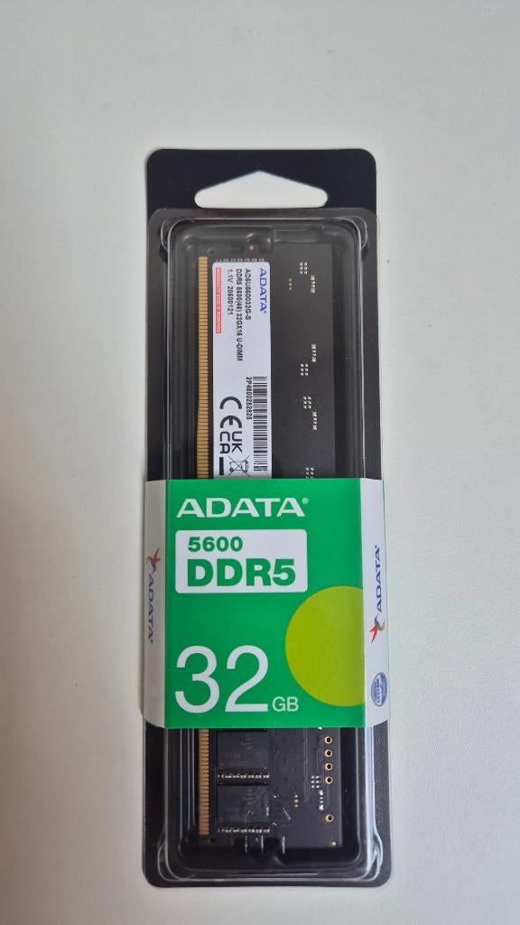 U‑DIMM DDR5 RAM-stick van 32 GB 5600 MHz — Nieuw, 32 GB, Nieuw, Ophalen of Verzenden, Desktop