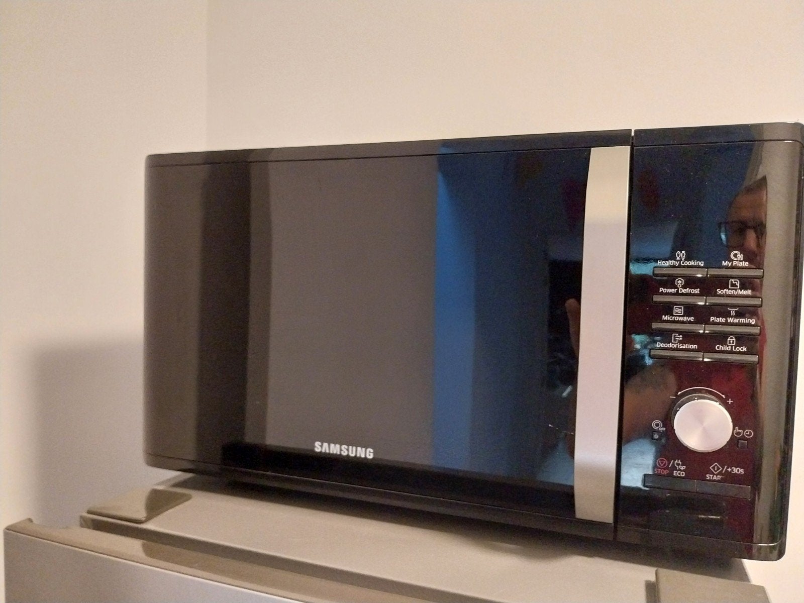 Samsung magnetron MS28J5215AB, Elektronische apparatuur, Ophalen, Microgolfoven, Hete lucht, Zo goed als nieuw