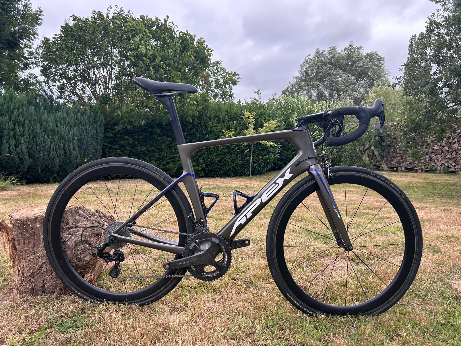 Apex Flare 3.0 carbon racefiets – carbon wielen + ligstuur, 28 inch, Carbon, Zo goed als nieuw, 15 tot 20 versnellingen