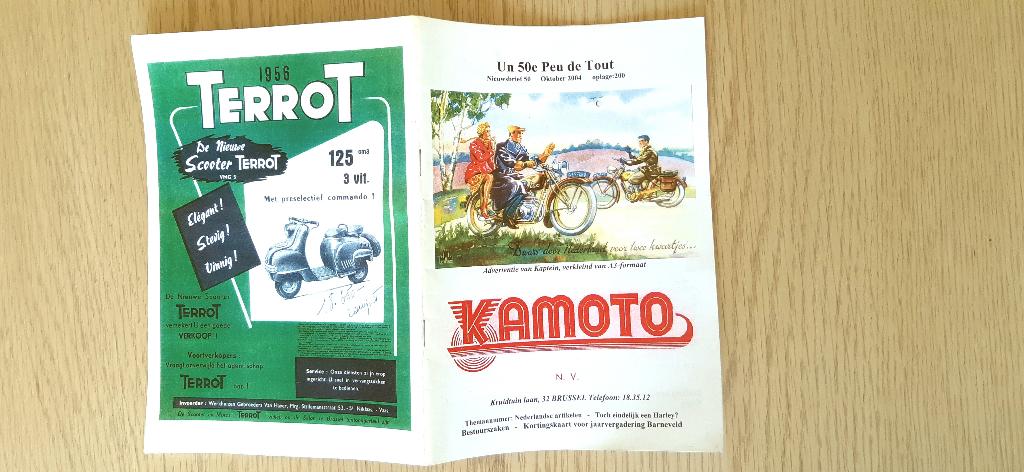 magazine - Kamoto un 50e Peu de Tout, octobre 2004, Enlèvement ou Envoi, Comme neuf, Motos