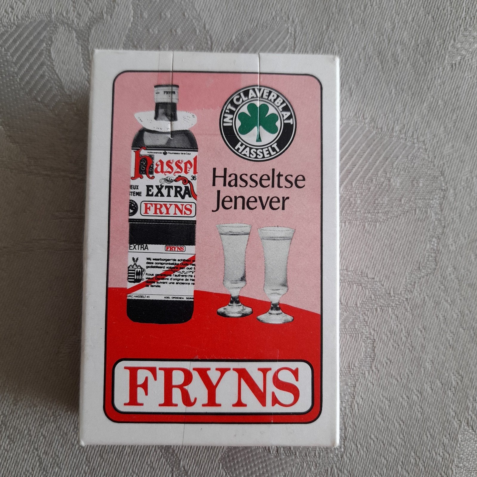 Speelkaarten Fryns Hasseltse Jenever., Enlèvement ou Envoi, Carte(s) à jouer
