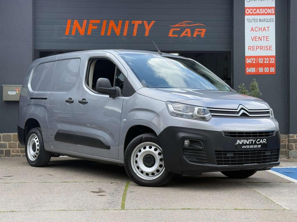 Citroën Berlingo 1.6 BlueHDi XL Heavy Worker  LONG CHASSI, Alarme, Argent ou Gris, Achat, Euro 6