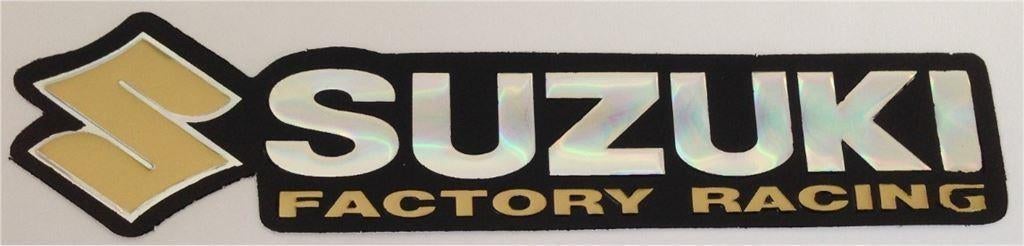 Suzuki Factory Racing metallic sticker #4, Envoi