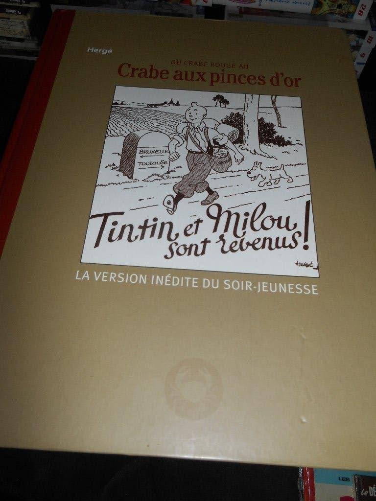 Tintin du crabe rouge au crabe aux pinces d'or eo, Livres, BD, Enlèvement ou Envoi
