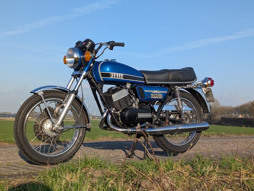 Yamaha RD250 1976 2 takt originele lak 19dkm, Motoren, Motoren | Yamaha, 250 cc, 2 cilinders, Minimaal motorrijbewijs A2, 12 t/m 35 kW