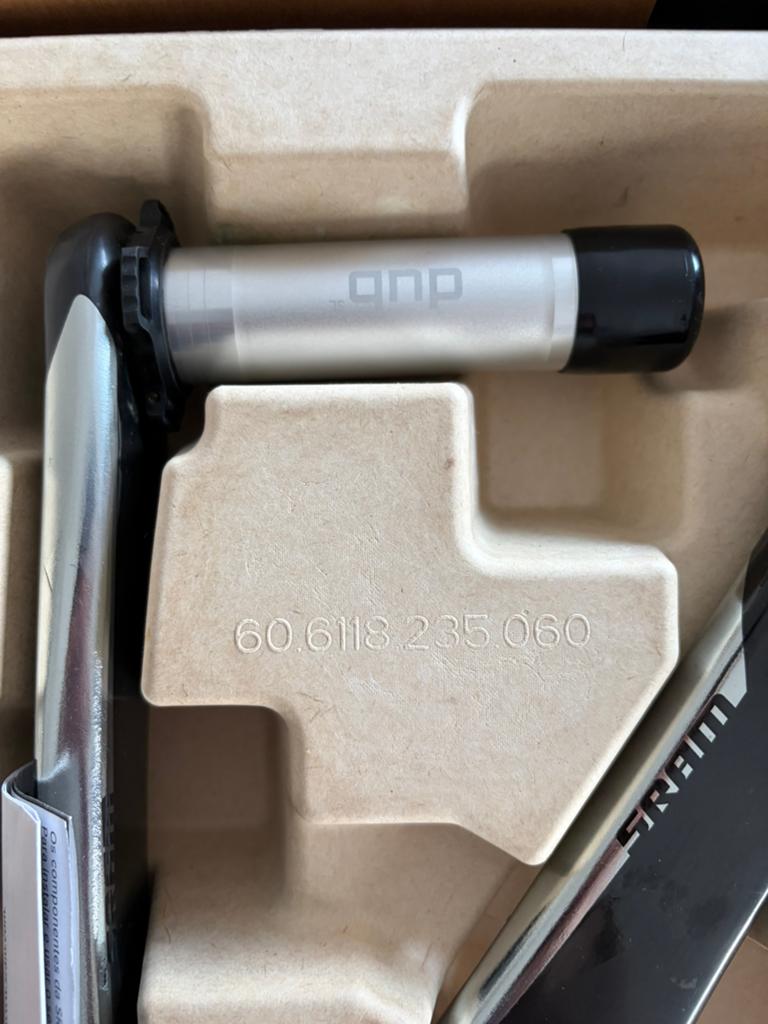 SRAM RED D1 DUB 175mm crank, Vélos & Vélomoteurs, Vélos Pièces, Pédalier ou Pédales, Enlèvement ou Envoi, Utilisé, Carbone