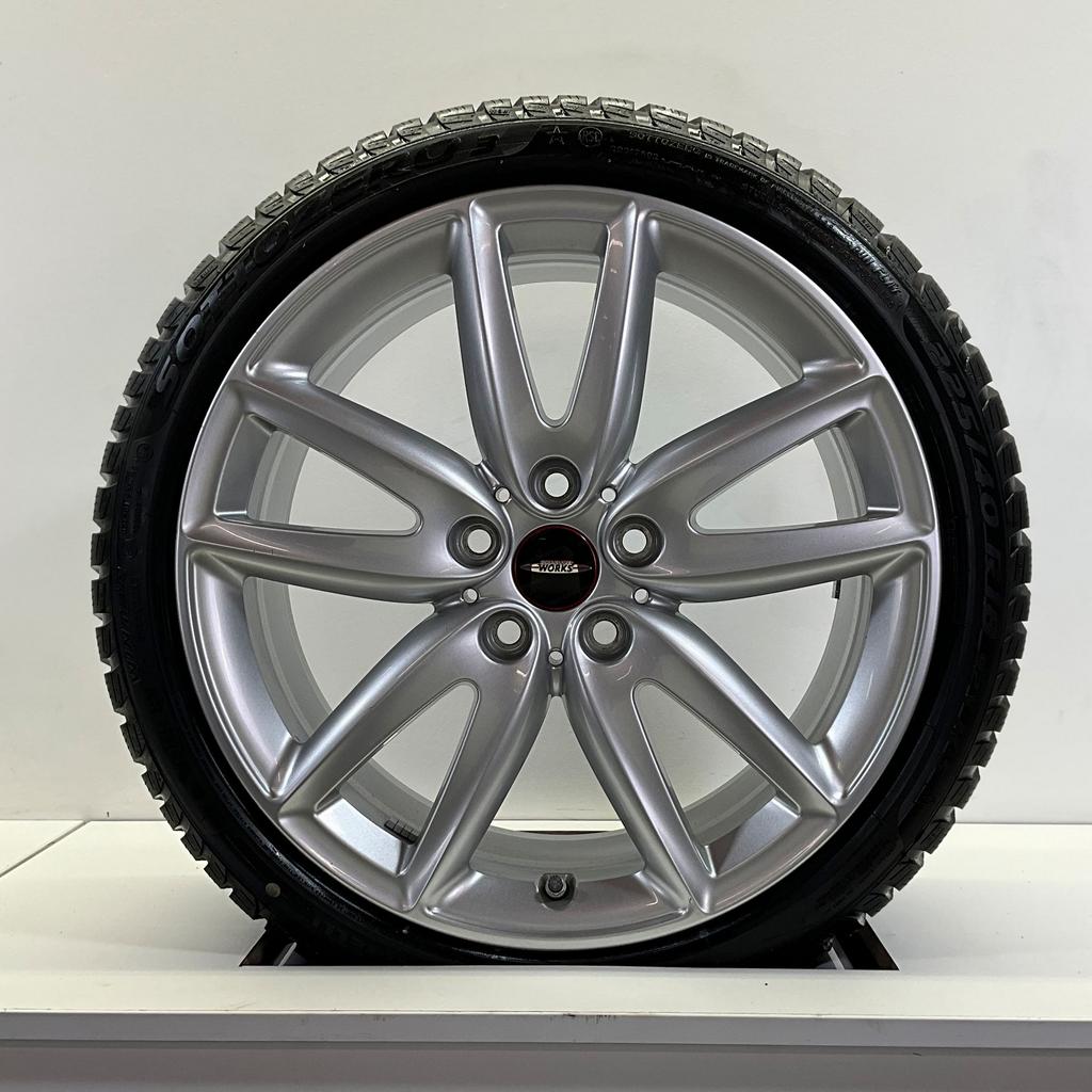 MINI JCW F54 CLUBMAN SPOKE 815 SET VELGEN + WINTERBANDEN 18, Auto-onderdelen, 18 inch, Gebruikt, -, -