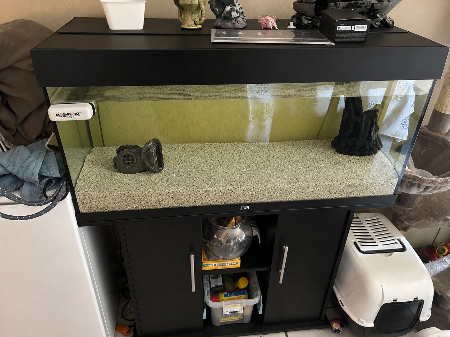 Aquarium met ingebouwen pomp, Dieren en Toebehoren, Ophalen, Pomp, Gebruikt