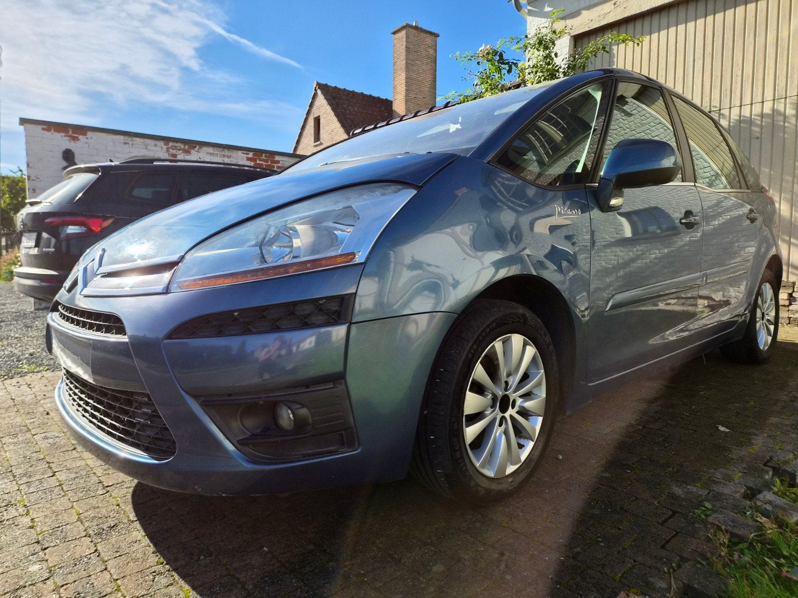 Citroen c4 picasso pour export /pieces, Autos, Achat, Boîte manuelle, Noir, 5 places