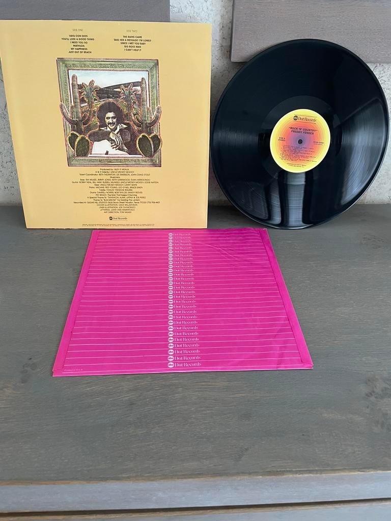 LP Rock 'N' Country » du légendaire Freddy Fender, Enlèvement ou Envoi, Comme neuf