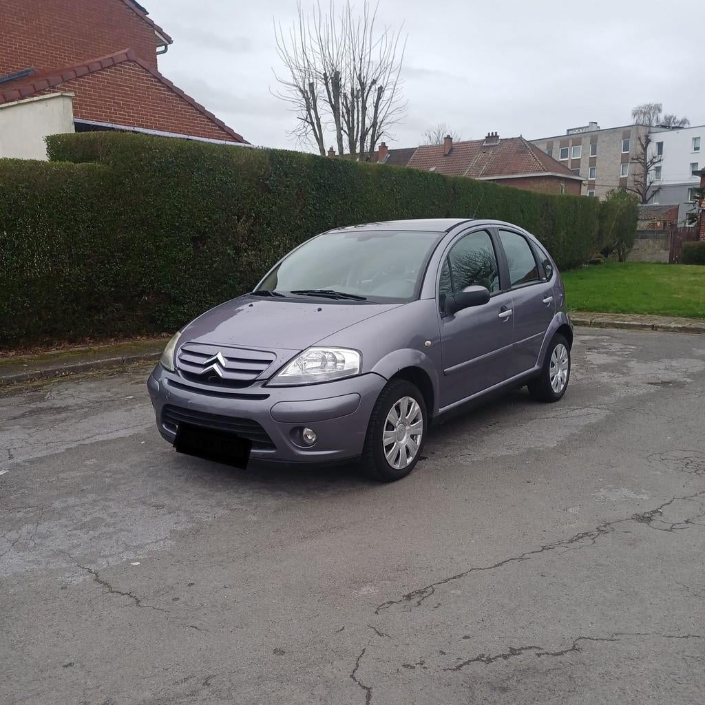 Citroen c3 2007 1.4essence 166000km CARNET COMPLET, Autos, Citroën, Argent ou Gris, Achat, Boîte manuelle, 5 portes