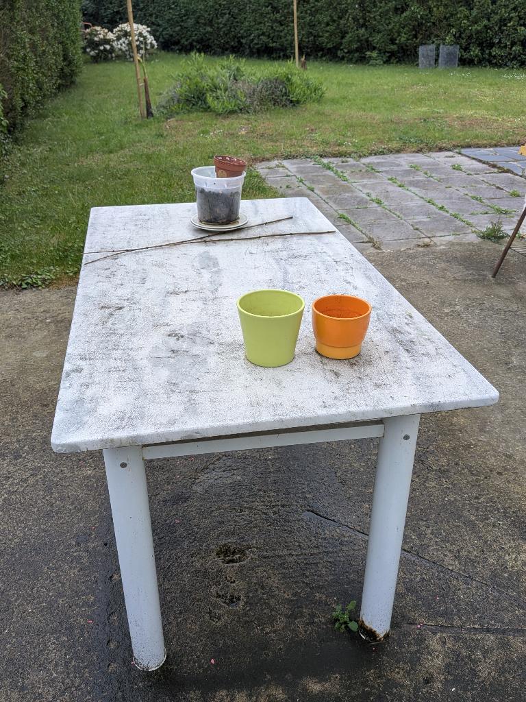 Table en granit clair du Brésil, Maison & Meubles, Tables | Tables de salon, Utilisé, 50 à 75 cm, 50 à 100 cm, 100 à 150 cm, Rectangulaire