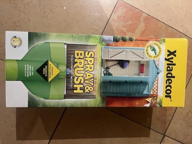 NOUVEAU PULVÉRISATEUR DE PEINTURE + PINCEAU, Bricolage & Construction, Enlèvement ou Envoi, Neuf, Pulvérisateur de peinture ou Pompe à peinture