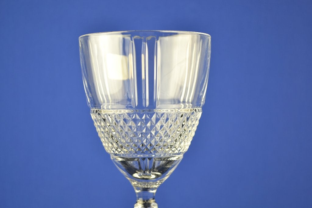 Luxe Kristallen Wijnglazen – Set van 2 | Handgeslepen, Verzenden, Nieuw, Overige materialen, Modern