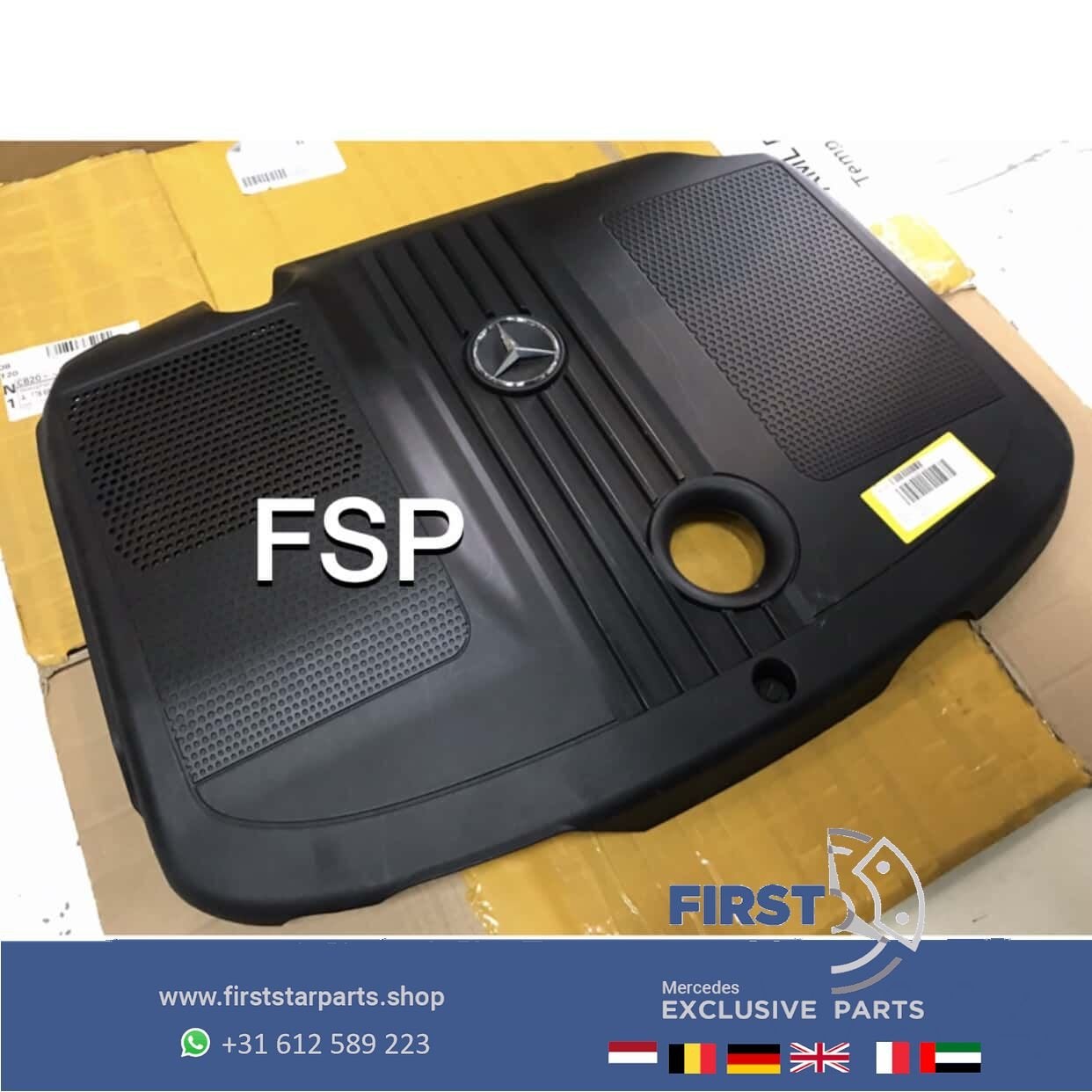 W204 W212 bescherm kap motor afdekplaat Mercedes C E Klasse, Utilisé, -, -, Enlèvement ou Envoi