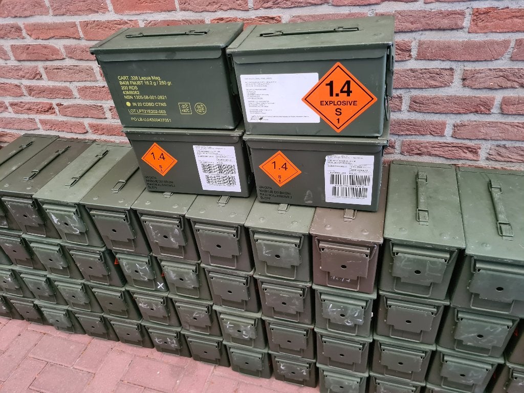 Metalen munitie koffers Cal .50 (m2455233074) — Militaria | Algemeen ...