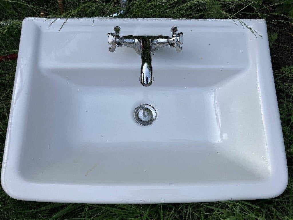 Wastafel/lavabo Ikea 63 x 44,50 x 12 cm, Ophalen, Minder dan 50 cm, Zo goed als nieuw, Minder dan 25 cm