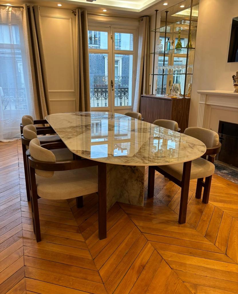 Table en marbre sur mesures neuve, Maison & Meubles, Tables | Tables à manger, Envoi, Comme neuf