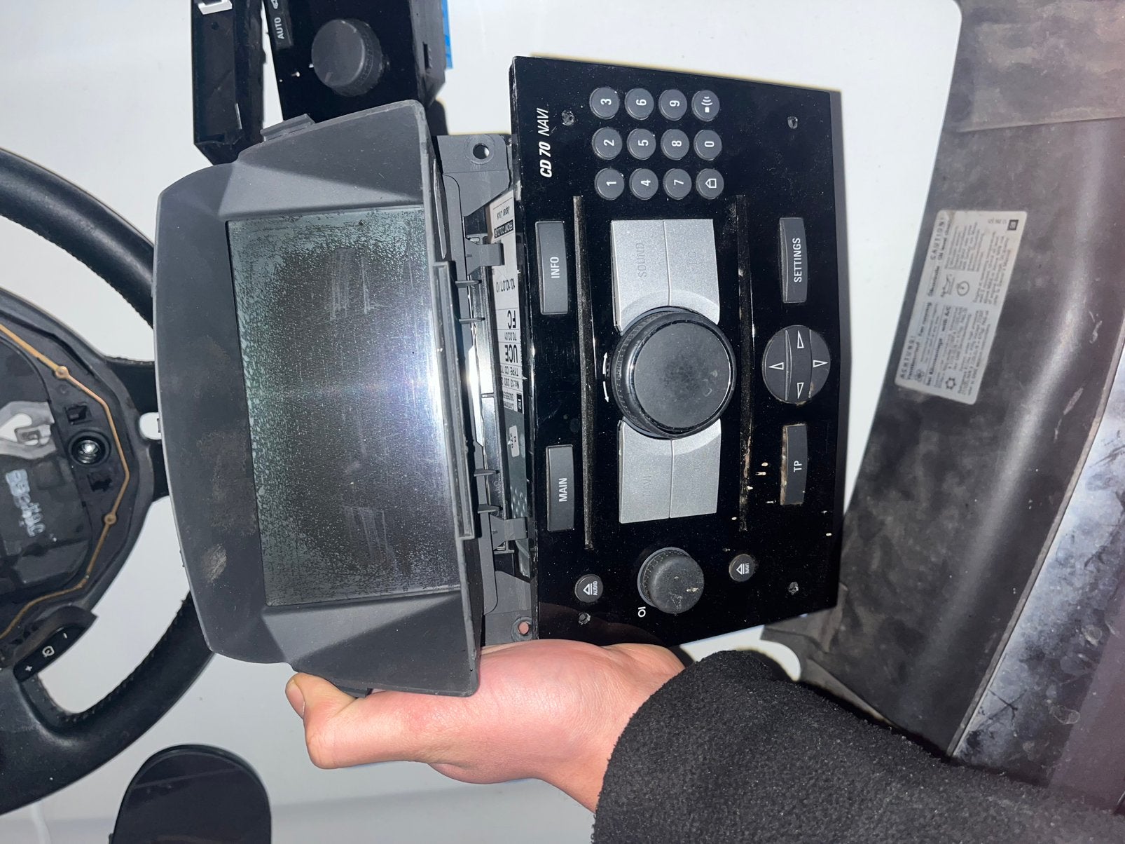 Poste radio avec ecran et poste de commande opel zafira, Enlèvement ou Envoi