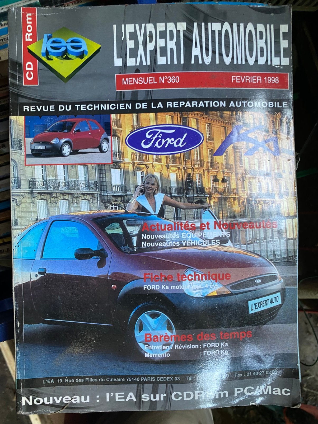 Manuel technique ford ka, Ophalen of Verzenden