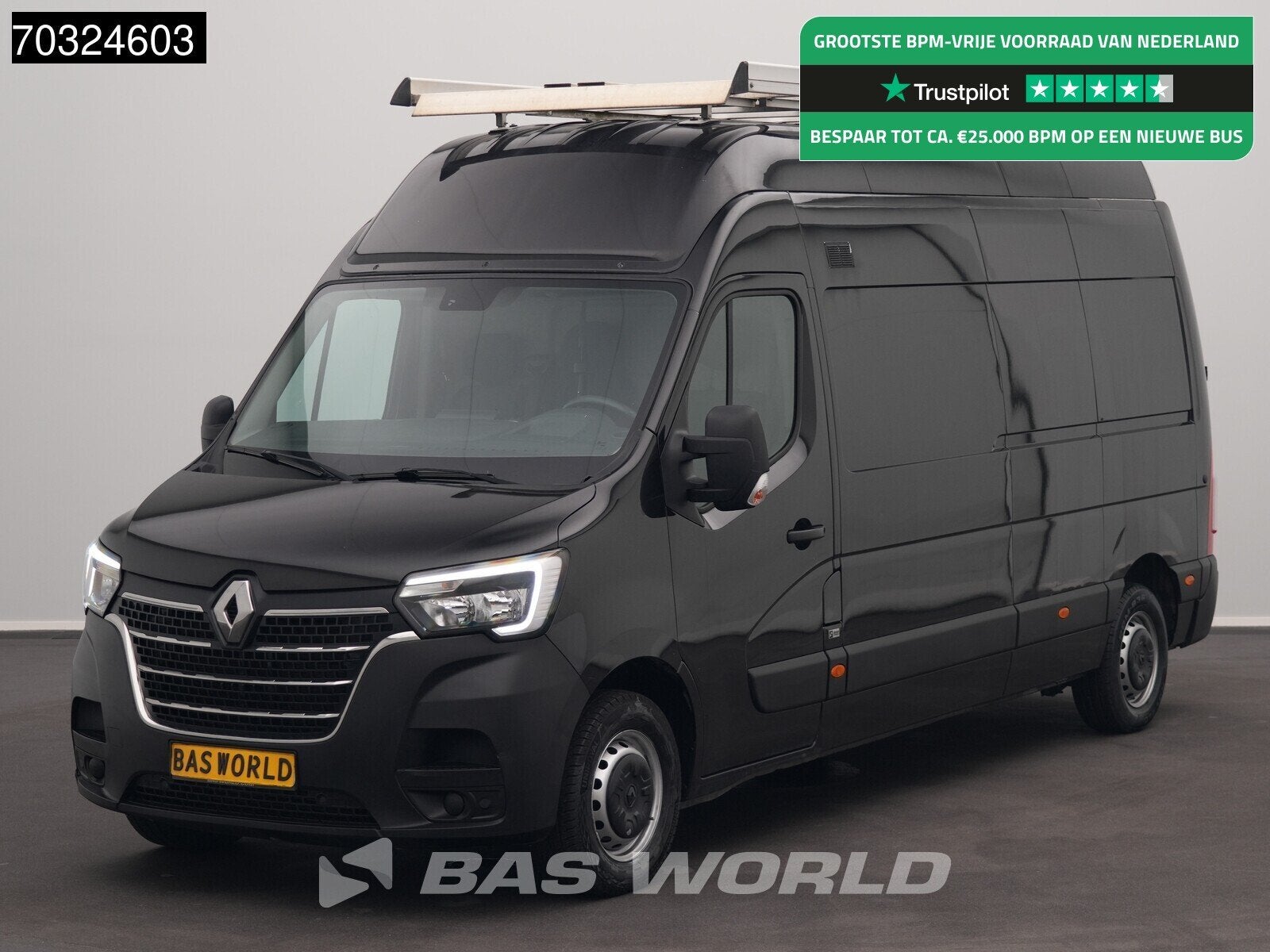 Renault Master 150PK Hoog Dak L3H3 LED Airco Cruise Parkeers, Stof, Gebruikt, 4 cilinders, Renault