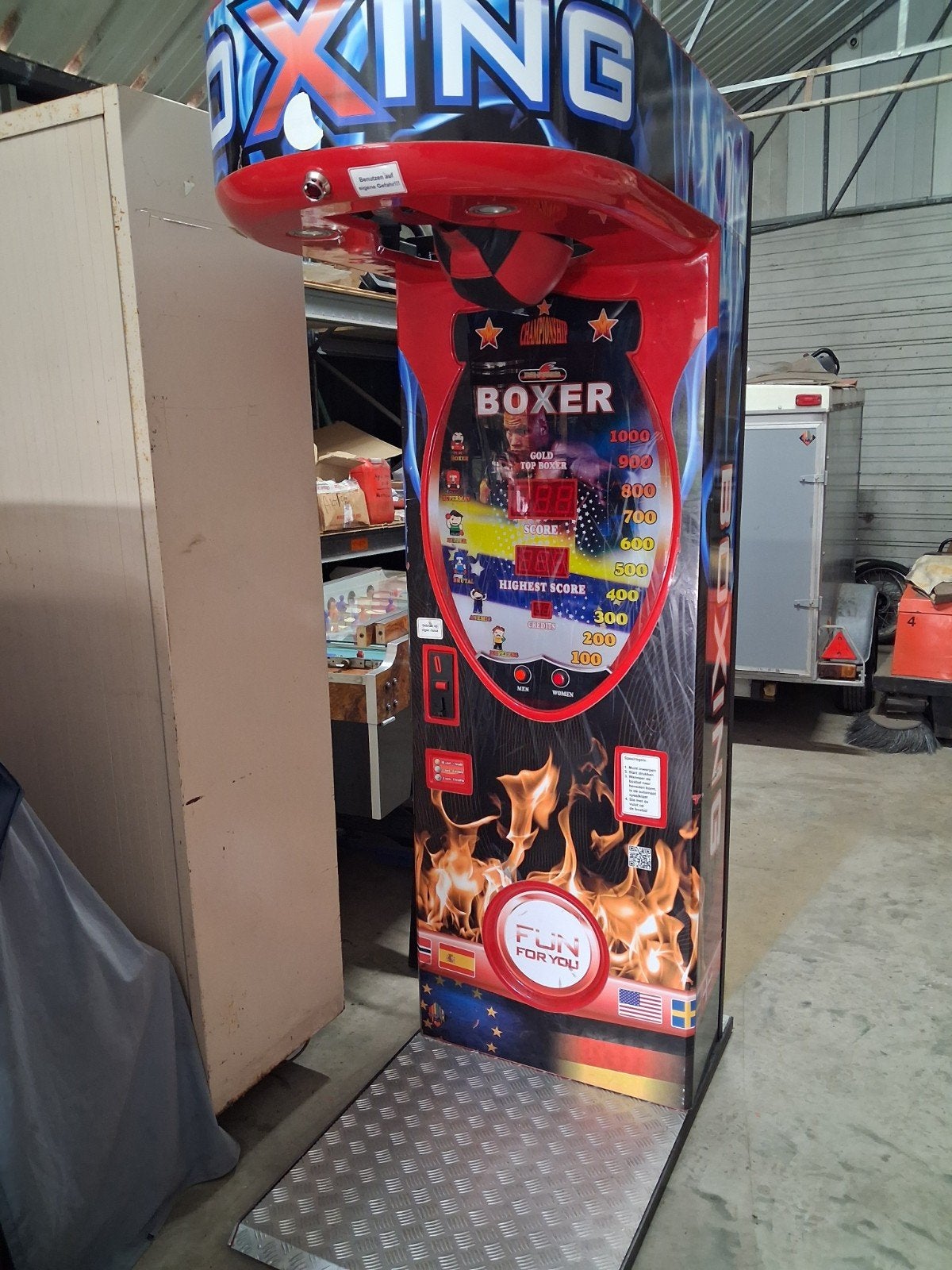 boxbal  automaat, Verzamelen, Ophalen