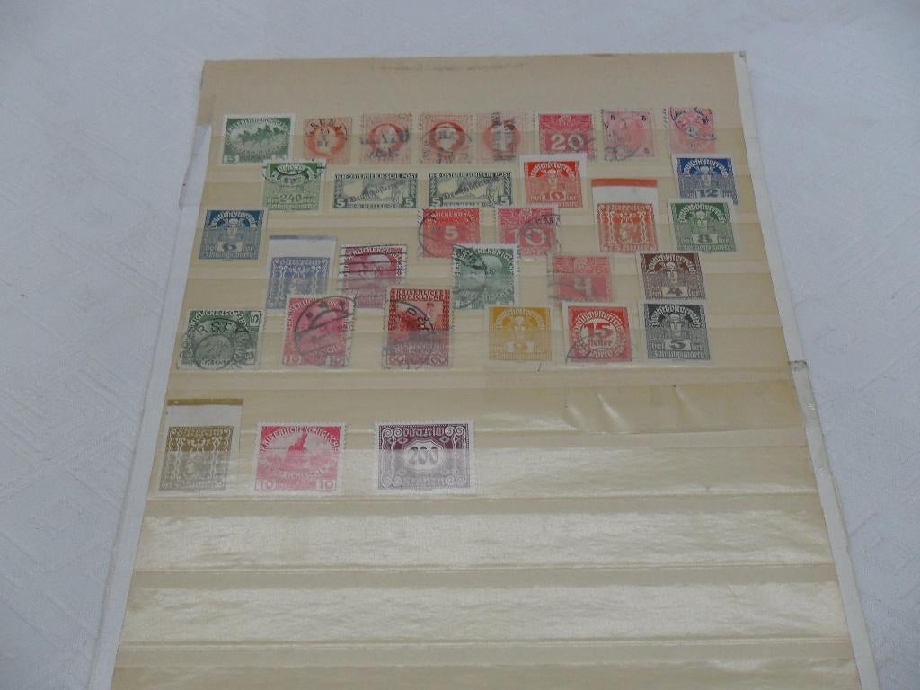 Vintage Autriche lot de timbres neufs et oblitérés, Ophalen of Verzenden