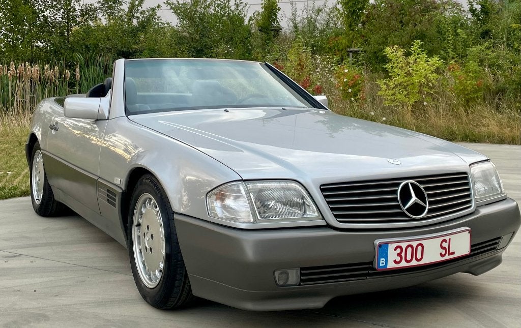 MERCEDES 300 SL - 1989 -102000KM -PRACHTSTAAT, Auto's, Mercedes-Benz, Automaat, 4 zetels, Achterwielaandrijving, Zwart