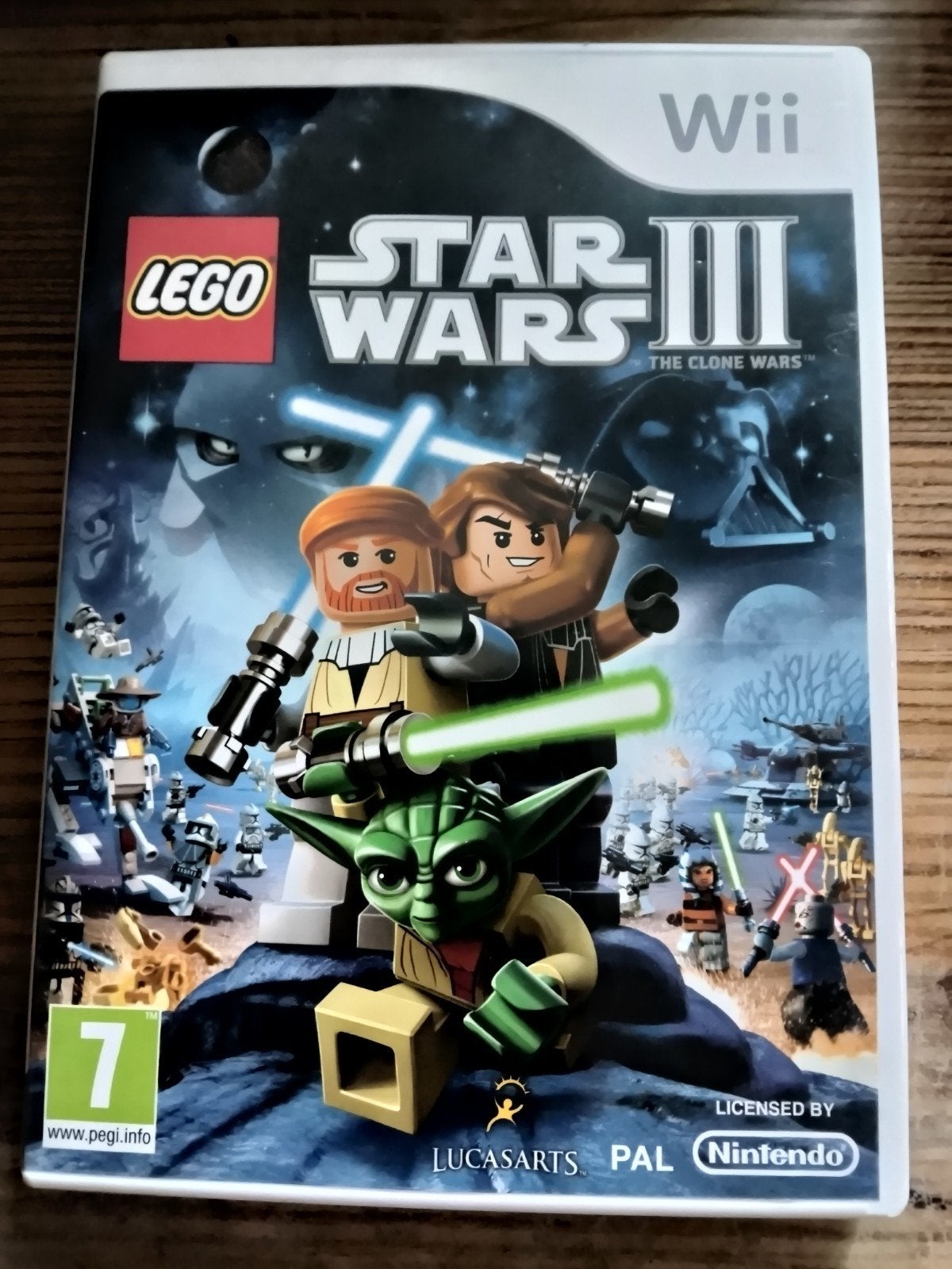 LEGO Star Wars III La Guerre des Clones - Nintendo Wii, 2 joueurs, À partir de 7 ans, Aventure et Action, Utilisé