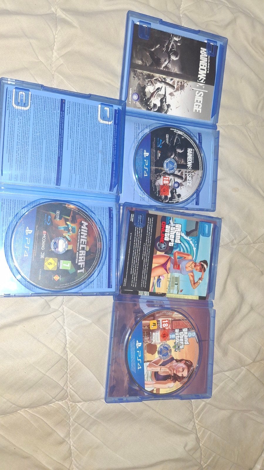 3 ps4-spellen, Games en Spelcomputers, Ophalen, Gebruikt, Eén computer, 3 spelers of meer