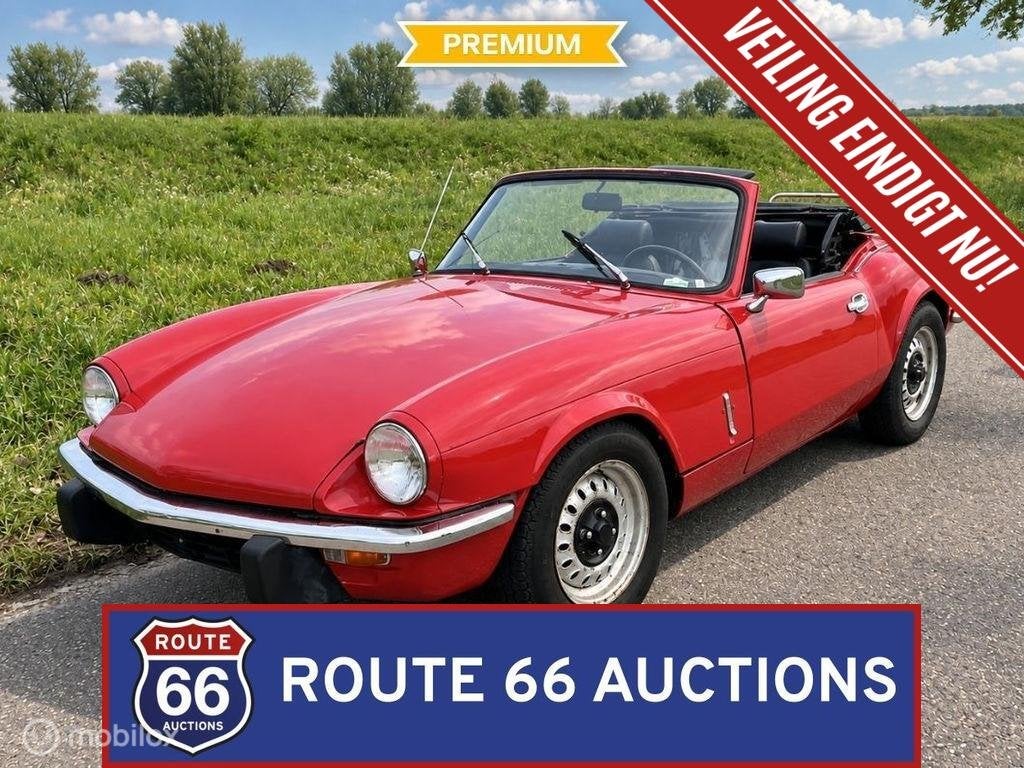 Triumph Spitfire Mk 4 | 1972 | Route 66 Auctions, Autos, Achat, Entreprise, Boîte manuelle, Triumph