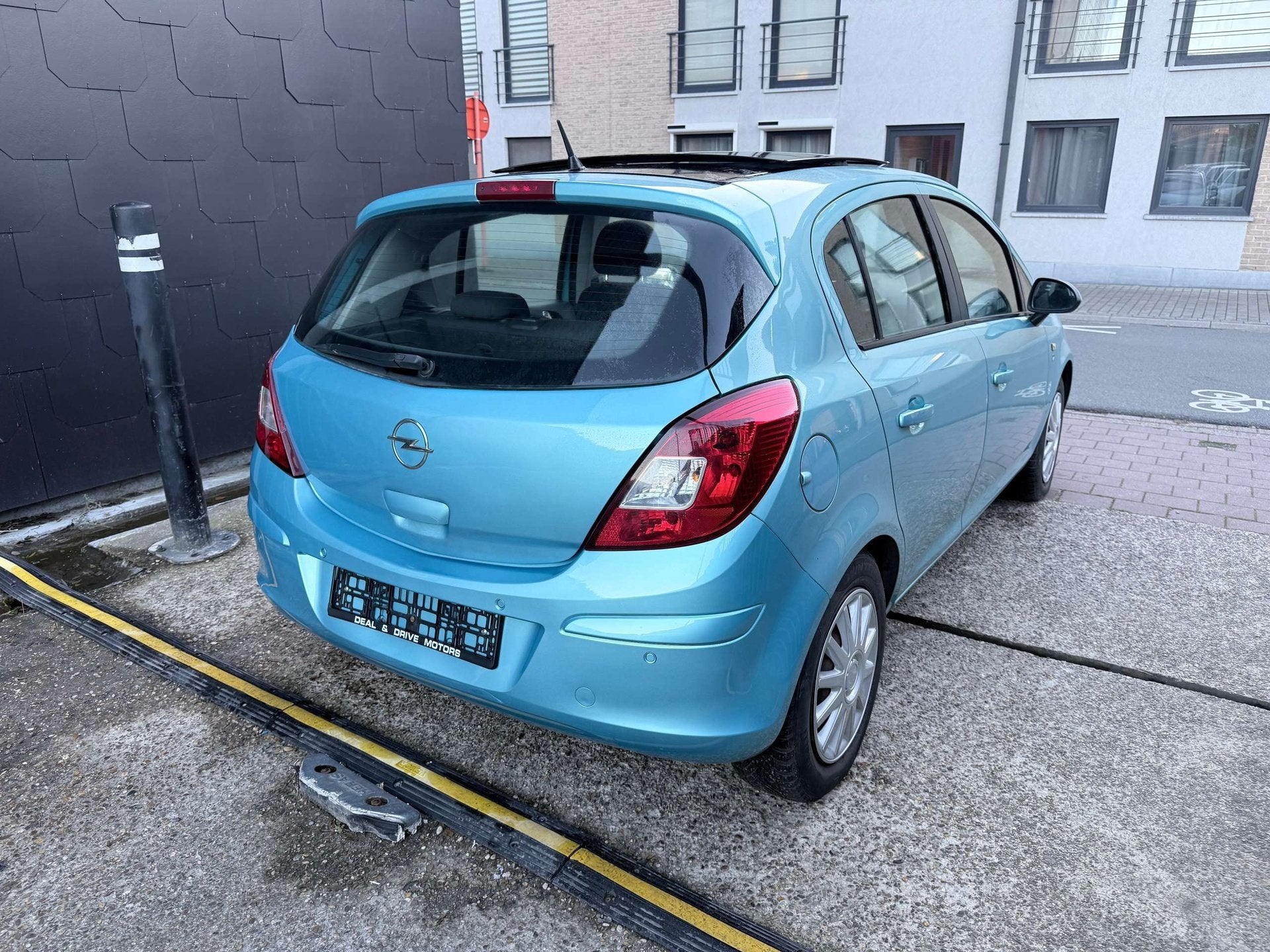 Opel Corsa Corsa 1.4 Turbo ecoFLEX Enjoy Active St/St., Auto's, Stof, Gebruikt, Zwart, Bedrijf