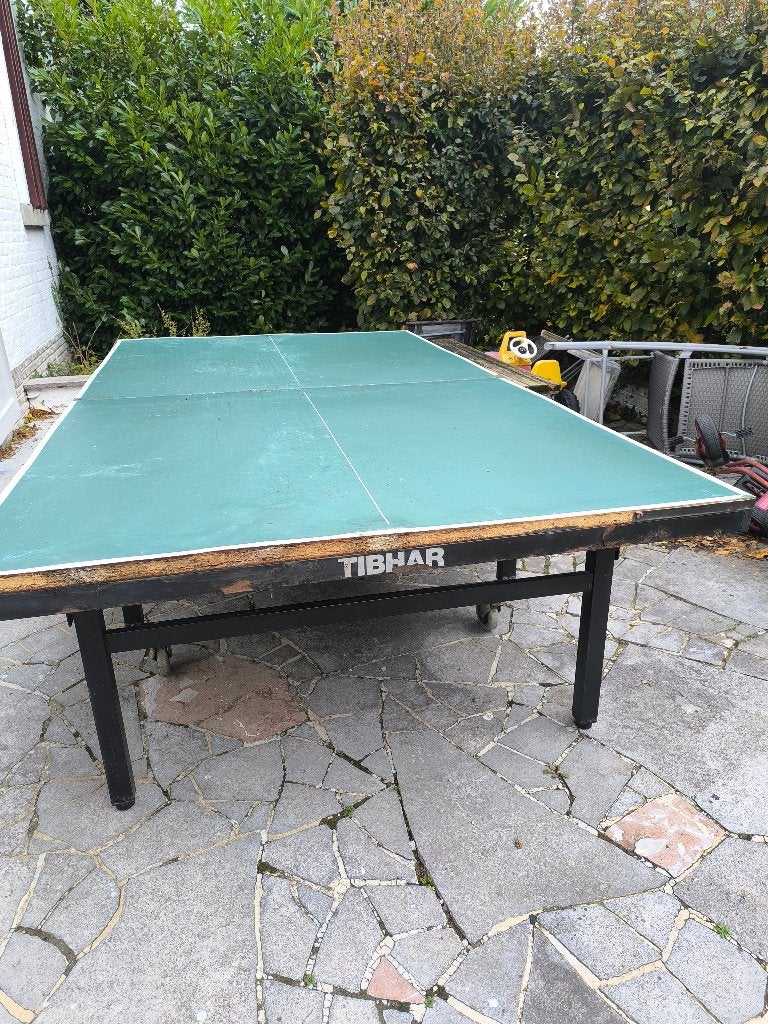 Table de ping-pong TIBHAR pro à donner, Sports & Fitness, Enlèvement, Utilisé, Table d'intérieur, Pliante