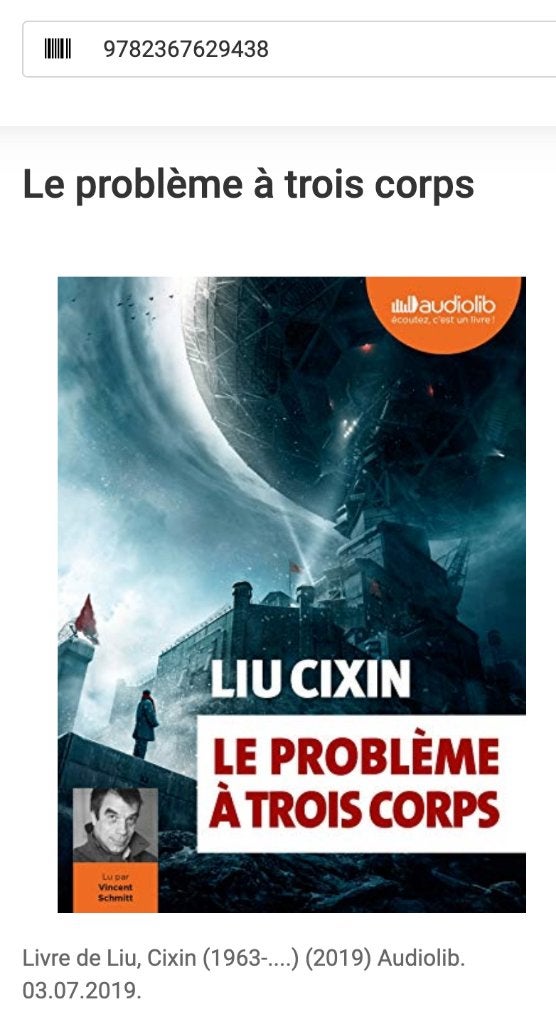 Liu Cixin Audioboek: Het drielichamenprobleem (2CD MP3), Boeken, Luisterboeken, Cd, Ophalen of Verzenden, Liu Cixin, Volwassene